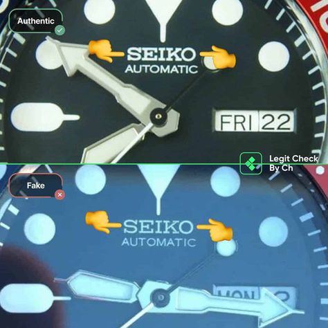 How to Spot a Knockoff or Fake Seiko: Pay Attention to These 9 Things – namokiMODS Seiko Skx, Seiko Automatic, Seiko 5 Sports, Custom Watch, Dive Watches, Keep On, Pay Attention, Chronograph