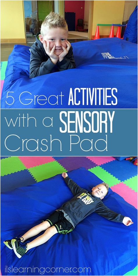 5 Great Activities to do with a Sensory Crash Pad Sensory Disorder, Sensory Therapy, Sensory Diet, Motor Planning, Integrated Learning, Pediatric Occupational Therapy, Learning Tips, Gross Motor Activities, Crash Pad