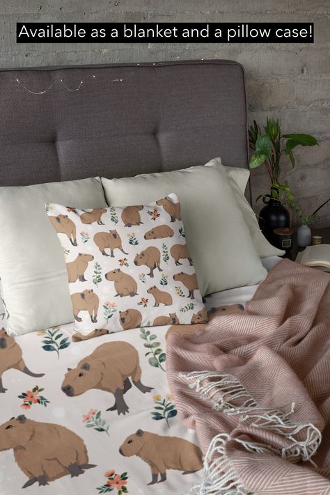 Capybara Room Decor, Capybara Bedroom, Capybara Baby, Capybara Gifts, Cottage Aesthetic, Mom Gifts, Animal Decor, Bedroom Themes, Saint Louis