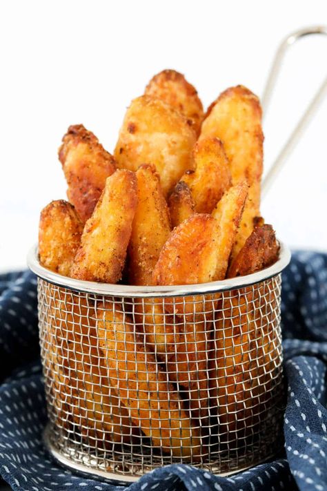 Oven Baked Wedges, Crispy Potatoes In Oven, Oven Wedges, Homemade Potato Wedges, Crispy Potato Wedges, Crispy Baked Potatoes, Roasted Potato Wedges, Potato Chip Recipes, Easy Vanilla Cake Recipe