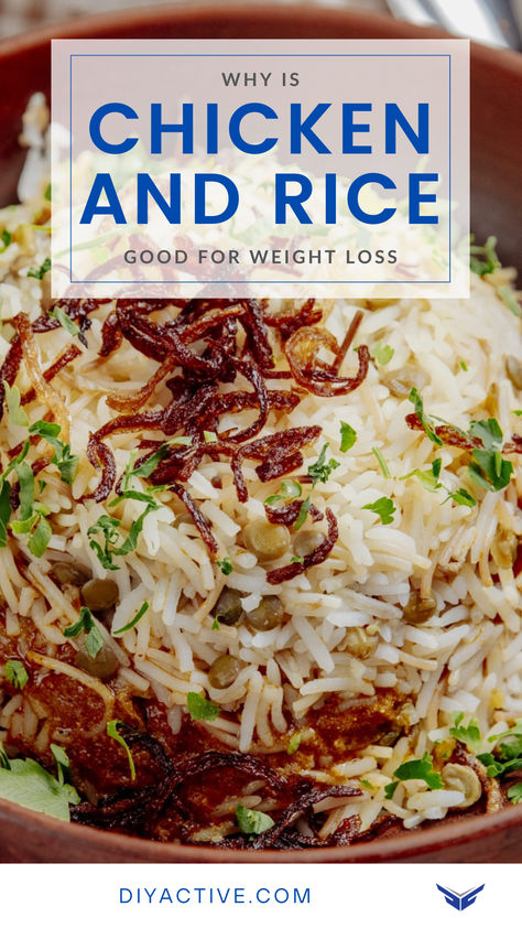 Why is Chicken and Rice Good for Weight Loss by DIY Active | Fit. Food. Life. Tips | based In the United States. Learn why chicken and rice is a popular choice for weight loss with this insightful guide. Explore the nutritional benefits and how this simple meal can support your weight loss goals while maintaining a balanced diet. Discover More. chicken and rice, weight loss diet, healthy meals, nutritional benefits, weight management, balanced diet, meal planning, fitness goals, healthy eating Rice Diet Meal Plan, Rice Diet, Guilt Free Snacks, Fit Food, Diet Healthy, Did You Eat, Chicken And Rice, Diy Recipes, Diet Meal