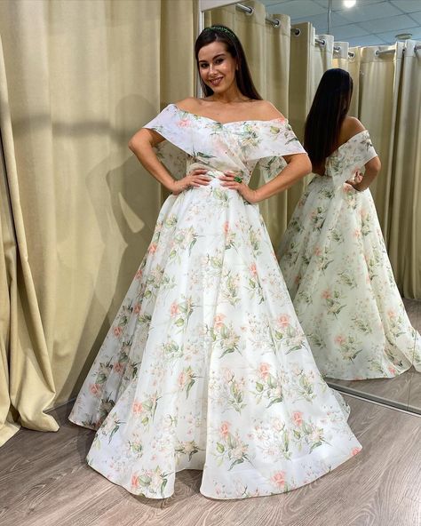 Floral organza lehenga