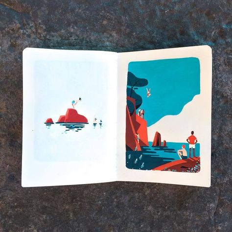 Tom Haugomat, Photography Sketchbook, Posca Marker, Gouache Illustrations, Posca Art, Gouache Art, Sketchbook Ideas, Arte Inspo, Paint Marker