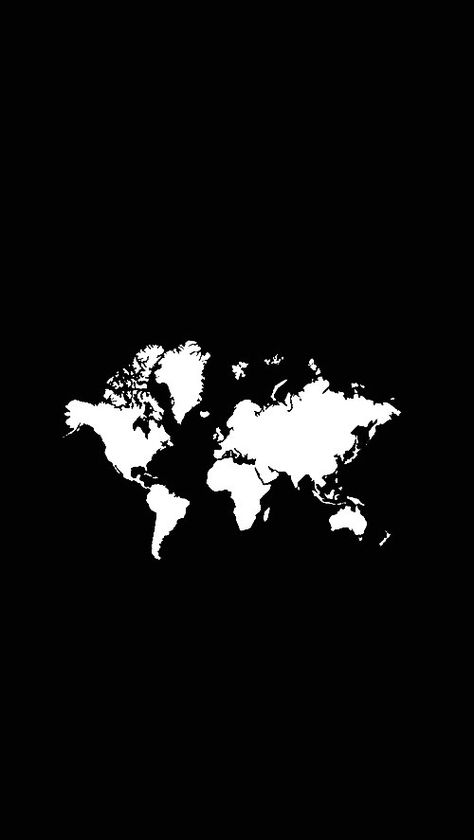 World map wallpaper World Map, The Story, Map, The World, Travel, Pins, Black