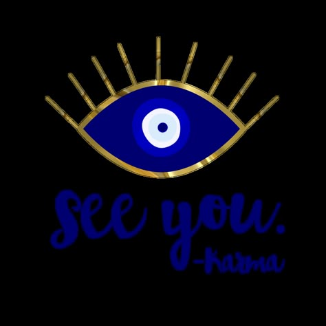 Evil Eye See You Karma Art Print by UMe Images - X-Small Karma Art, Savage Shirt, Blue Eye, Evil Eye, See You, Miami, Art Print, Wall Decor, Art Prints