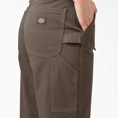 Women's Relaxed Fit Carpenter Pants - Dickies US Watch Pocket, Dickies Women, Dickies Pants, Utility Pockets, Carpenter Pants, Modern Fit, Work Hard, To Work, Work Wear