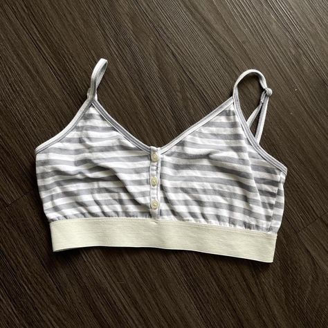 Brandy Melville Crop Top with Adjustable Straps... - Depop Packing Wardrobe, Outfit Styles, Bra Top, Brandy Melville, Hogwarts, Brandy, Georgia, Adjustable Straps, Lounge Wear