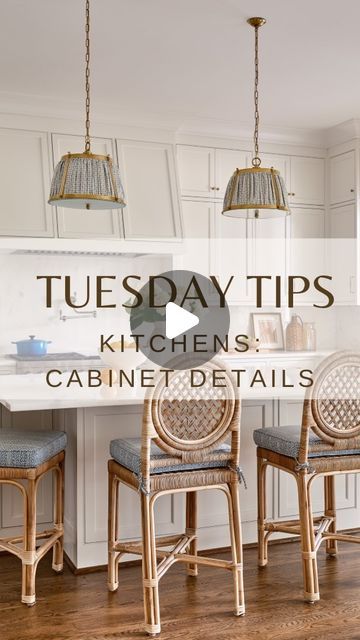 John C Sanders and Company on Instagram: "Tuesday Tip 👷🏼‍♂️
.
We are talking cabinet details this week. Inset cabinets are always a winner in my book. Listen in for some of my other quick tips on details I encourage clients to consider when designing cabinets for their kitchen. 
.
.
.
 #tuesdaytips #howto #kitchen #cabinet #details #planahead #designmatters #johncsandersandcompany" Happy New Year Friends, Wall Ovens, Work Triangle, Inset Cabinets, Cabinet Detailing, Prep Kitchen, Smart Cooking, Kitchen Upgrades, Cooktops