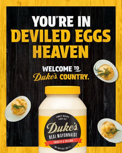 Duke's Mayonnaise Mayonnaise Recipes, Mayonnaise Recipe, Deviled Eggs, A Chair, Pull Up, Mayonnaise, Family Meals, Favorite Recipes