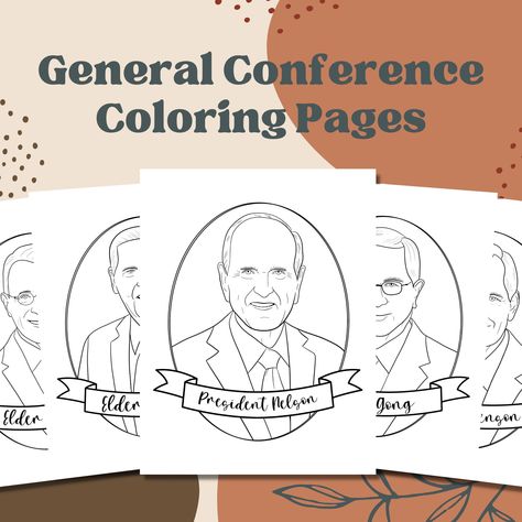 General Conference Coloring Pages, Conference Coloring Pages, General Conference Notes, Lds Handouts, Lds Apostles, General Conference Activities, Lds Coloring Pages, Jesus Christ Portrait, The 12 Apostles