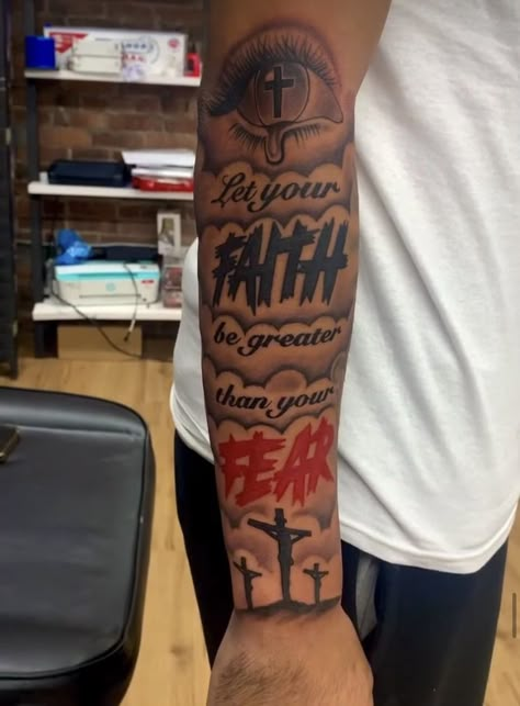 Red Leg Tattoo Men, All Black Tattoo Design, One Way Tattoo, Bible Verse Half Sleeve Tattoo, Live Your Truth Tattoo, Tattoo Ideas For 16 Yo, Made In Gods Image Tattoo, Leg Sleeve Tattoo Male For Men, Realize Everyone Aint Loyal Tattoo