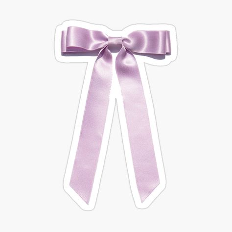 Get my art printed on awesome products. Support me at Redbubble #RBandME: https://www.redbubble.com/i/sticker/lilac-bow-by-verycoolandnice/145100482.JCQM3?asc=u Purple Colour Stickers Printable, Light Purple Stickers, Lilac Stickers, Pc Stickers, Purple Bow Png, Bow Sticker, Scrapbook Stickers Printable, Stickers Printable, Ios 16