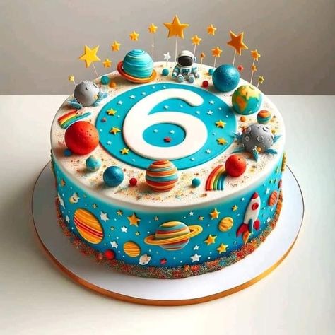 Universe Birthday Cake, Diy Space Cake, Space Cakes Kids Boy Birthday, Planet Birthday Cake, Space Theme Birthday Cake, Birthday Cake For Boy, Space Themed Cake, Space Birthday Cake, Space Cakes