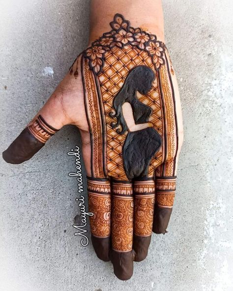 Figur Mehndi, Doll Mehndi Designs, Dadi Maa To Be Mehndi, Maternity Mehandi Designs, Mahendi Designs Baby Shower Mahendi Design, Baby Shower Mendhi Design, Baby Shower Legs Mehndi Design, Mehndi Classes, Latest Mehndi Designs Wedding