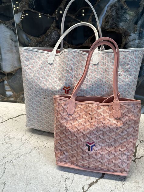 Pink Goyard Tote, Goyard Mini Anjou, Goyard Tote Price, Pink Goyard, Anjou Mini, Goyard Anjou, Goyard Handbags, Goyard Tote, Goyard Wallet