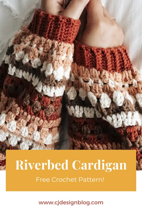 Crochet Projects For College Students, Crochet Sweaters Women Cardigans, Crochet Cardigan Thick Yarn, Bonnie Bay Crochet Patterns, Free Crochet Pattern Sweaters, Crochet Sweater Pattern Free Cardigans, Bulky Yarn Patterns Free, Bulky Crochet Sweater Pattern Free, Crochet Cardigan Border