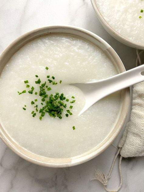 Quick Congee Recipe (10 Minutes) Congee Recipe, Rice Congee, Chinese Egg, Fairy Clothes, Delicious Soup, Block Printing, Asian Food, Recipe Using, Soups And Stews