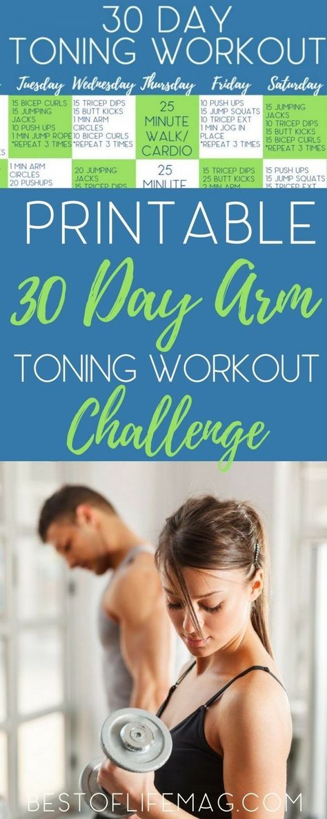 This printable 30 day arm toning workout challenge can be done at home and will tone your arms while keeping them lean and long for a sexy upper body. Upper Body Workouts | At Home Arm Workouts | At Home Workouts for Women | Workouts for Women | Arm Worko Home Arm Workouts, Pregnancy Core Workout, Arm Workout Challenge, 30 Day Arm, Upper Body Workouts, Arm Toning, Arm Training, Tone Body Workout, Arm Toning Exercises