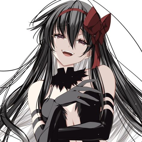 Akuma Homura, Madoka Magica Homura Demon Form, Homura Akemi Icon Manga, Homura Akemi Icon Dark, Homura Witch Form, Demon Homura, Homura Akemi Fanart, Homura Madoka Magica, Akuma Homura, Madoka Witch