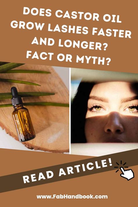 Can castor oil help you get the luscious lashes you always wanted? Or is it just a myth passed down through generations? We investigated! Castor Oil Lashes Before After, Grow Lashes Fast, Latisse Eyelashes, Castor Oil For Eyes, Castrol Oil, Lash Conditioner, Castor Oil Eyelashes, Eyelashes And Eyebrows, Lash Growth Serum