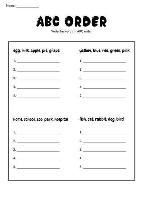 1st Grade Cut-and-Paste Math Worksheets

Help your child practice addition, subtraction, and multiplication with these fun and engaging cut-and-paste worksheets. Perfect for first graders, these worksheets will help your child build their math skills and confidence.

Available in both PDF and Google Slides Abc Order Worksheet 2nd Grade, Ela Worksheets 1st Grade, Second Grade English Worksheets, 2nd Grade Ela Worksheets, 2nd Grade English Worksheets, Simple Word Problems, Abc Order Activities, Worksheets 2nd Grade, Math Worksheets For Kids