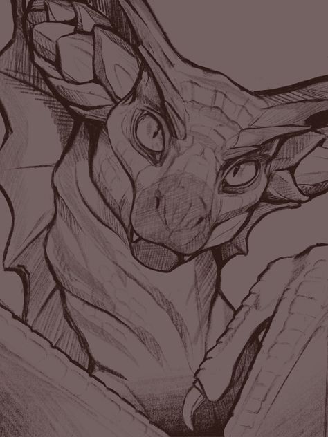 4 Legged Animal Poses, Dragon Nose Drawing, Dragon Features Drawing, Lizard Head Drawing Reference, Two Headed Dragon Art, Dragon Mouth Open Drawing, Dragon Leg Reference, Dragon Headshot Art, Got Dragon Drawing