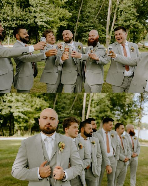 Wedding Party Of 6 Pictures, Must Need Wedding Pictures, Wedding Picture Groomsmen, Wedding Photo With Wedding Party, Wedding Day Pictures With Family, Country Wedding Party Photos, Wedding Photo Ideas Rustic, Big Wedding Party Photos, Entire Wedding Party Photos