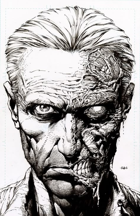 Image Comics reveals David Finch and Dave McCaig's second printing cover art for The Walking Dead Deluxe #7-12. Zombie Drawings, Arte Zombie, David Finch, Zombie Art, 얼굴 그리기, Arte Sketchbook, Image Comics, Creepy Art, June 30