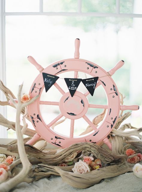 Chesapeake Bay Beach Club Wedding, Nautical Wedding Inspiration, Pink Nautical, Chesapeake Bay Beach Club, Beach Bridal Showers, Nautical Wedding Theme, Sea Wedding, Ocean Wedding, Nautical Party