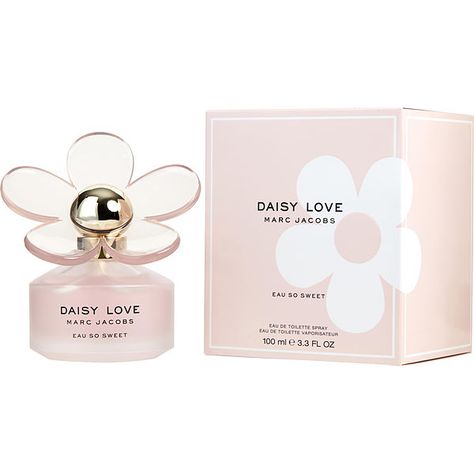 Marc Jacobs Daisy Love Eau So Sweet Eau De Toilette for Women by Marc Jacobs | FragranceNet.com® Daisy Love Eau So Sweet, Eternity Calvin Klein, Perfume Chanel, White Iris, Daisy Love, Marc Jacobs Daisy, New Fragrances, Womens Fragrances, So Sweet