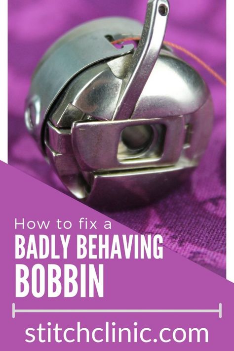 Bobbin tension issues can ruin your sewing projects and make sewing more difficult. Sewing Lessons | Bobbin Case | Sewing Machine Love | Easy to Learn Sewing Machine Beginner, Sewing Machine Tension, Thread Tension, Sewing Machine Repair, Sewing Machine Basics, Sewing Machine Projects, Sewing Machine Feet, Sew Ins, Patterns Fashion