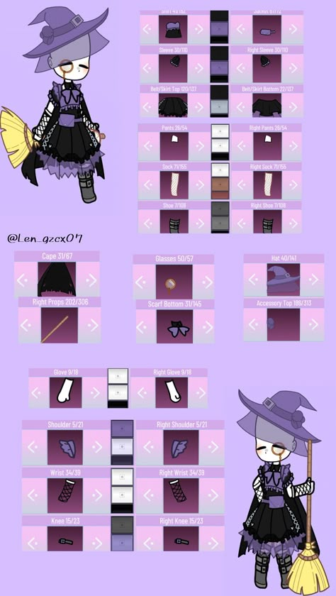 Witch Outfits Gacha Club, Gacha Club Outfit Witches, Witch Gacha Outfit, Gacha Club Mermaid Outfit, Gacha Witch Oc, Gacha Life Witch Outfits, Y2k Outfits Gacha Club, Gacha Club Witch Outfit Ideas, Witch Gacha Club