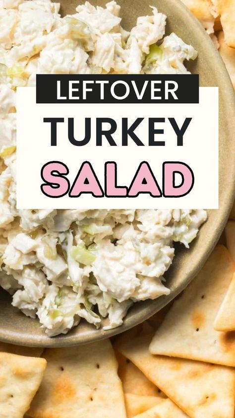 A leftover turkey salad recipe should be simple and easy but creamy and full of flavor. This ground turkey salad recipe will guide you to a delicious summer salad for crackers, lettuce wraps or turkey salad sandwich. A winning recipe with leftover turkey that's always a hit on a game day food table or as a staple Superbowl recipe. Give this homemade turkey salad recipe a try today! Easy Turkey Salad Recipe, Ground Turkey Salad, Leftover Turkey Salad, Healthy Bbq Side Dishes, Turkey Salad Sandwich, Summer Lunch Recipes, Turkey Salad Recipe, Simple Appetizers, Turkey Pasta