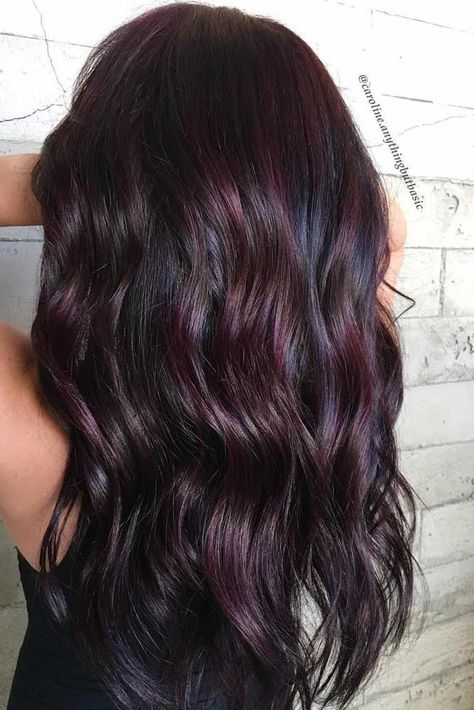 Blackberry Hair, Red Violet Hair, Brown Ombre Hair Color, Wine Hair Color, Maroon Hair, Plum Hair, Wine Hair, Brown Ombre Hair, Violet Hair