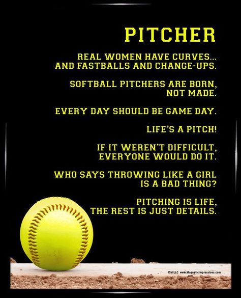 Softball Pitcher Quotes, Pitcher Quotes, Inspirational Softball Quotes, Hula Hop, Softball Girls, Sports Quotes Softball, Softball Crafts, Softball Pitcher, Softball Drills