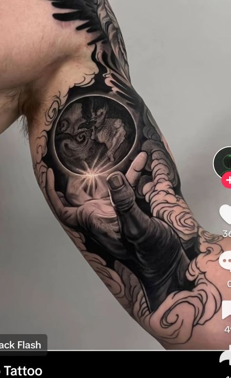 Inside Bicep Tattoo, Inside Of Arm Tattoo, Mens Body Tattoos, Tato Maori, Half Sleeve Tattoos Forearm, Masculine Tattoos, Chicano Tattoos Sleeve, Inner Bicep Tattoo, Black Art Tattoo