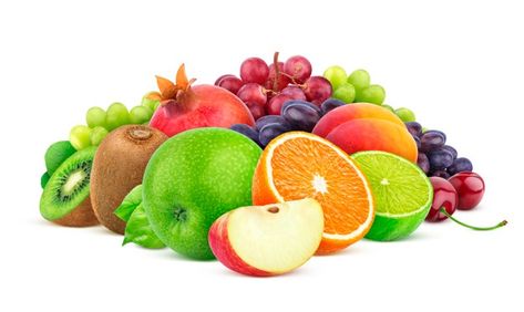 Heap of different fruits and berries iso... | Premium Photo #Freepik #photo #background #food #leaf #green Tropical Fruit Salad, Fruits Photos, Fruit Picture, Different Fruits, Fruit Cocktails, Mixed Fruit, Tropical Fruits, Healthy Fruits, Fruit Pattern