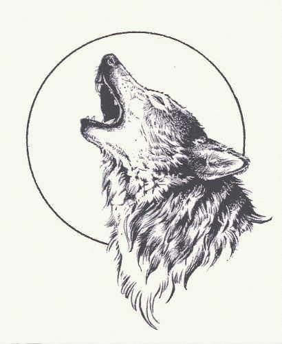 Traditonal Tattoo, Wolf And Moon Tattoo, Coyote Tattoo, Howling Wolf Tattoo, Fenrir Tattoo, Tier Tattoo, Mom Tattoo, Wolf Illustration, Wolf Tattoo Design