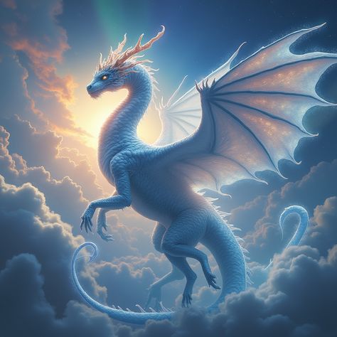 The Celestial Starwing, a dragon of divine light and radiant power, soaring through the celestial realms. Its wings glitter like stars and its presence brings calm to the heavens. Will you encounter this majestic guardian in your next RPG adventure? 🌟🌌 #DnD #CelestialDragon #FantasyArt #DragonDesign #DivineGuardian #TabletopGaming #DragonLore #EpicMonsters #RoleplayingGames #CreativeInspiration #CelestialRealms #MonsterHunter #DnDHomebrew #GameMaster #DnDInspiration #FantasyWorlds #MagicalCreatures #DragonPainter #PinterestInspiration Celestial Dragon, Divine Light, Game Master, Dragon Design, Monster Hunter, Magical Creatures, Tabletop Games, Home Brewing, Roleplaying Game