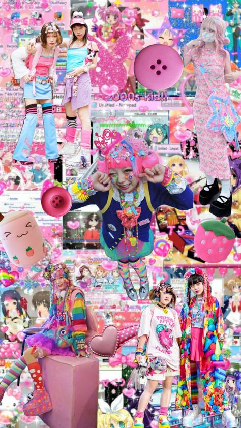 #harajuku #pink Harajuku Moodboard, Harajuku Pink, Fashion Moodboard, Mood Board Fashion, Junk Drawer, Harajuku Fashion, Your Aesthetic, Connect With People, Creative Energy