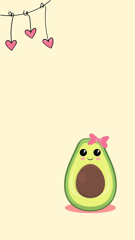 Backgrand Instagram, Avocado Cartoon, Baby Art Projects, Wallpaper Photo Gallery, Cute Avocado, Peace Illustration, Flowery Wallpaper, Wallpaper Doodle, Cute Emoji Wallpaper