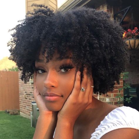 Natural Hair Bangs, Short Hairstyles For Black Women, Pelo Afro, 4c Natural Hair, Afro Wigs, Texturizer On Natural Hair, Coily Hair, Hairstyles For Black Women, 4c Hairstyles