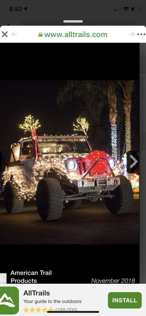 Jeep Parade Ideas, Jeep Wrangler Holiday Decorations, Thanksgiving Jeep Decorations, Jeep Christmas Decorations Parade, Jeep Christmas Pictures, Jeep Parade Decorations, Jeep Decorations For Halloween, Christmas Lights On Jeep Wrangler, Christmas Parade Jeep Ideas