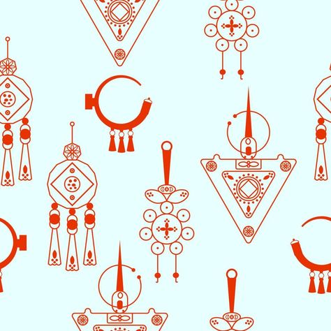 modèle sans couture de bijoux berbères Berber Jewelry, Henna Designs Hand, Jewish Art, Diy Creative Crafts, Diy Creative, Vector Photo, Henna Designs, Creative Crafts, Seamless Pattern