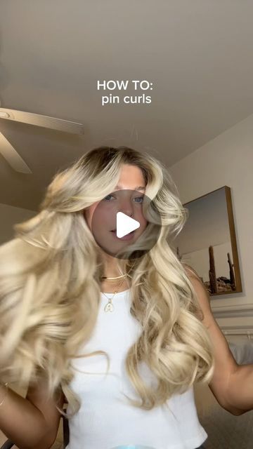 addi stringfellow on Instagram: "PIN CURL TUTORIAL✨⭐️   curling iron used- @babyliss 1.5 inch  product used- @redken control hairspray   #hair #hairtutorial #hairinspiration #curlinghairtutorial #bouncyhair #hairideas" Conair Infinity Pro Curl Tutorial, Pin Curls Tutorial, Pin Curl Tutorial, Curling Wand Tutorial, Conair Infinity Pro, Babyliss Curling Iron, Curling Iron Tutorial, Pin Curl, Curl Tutorial