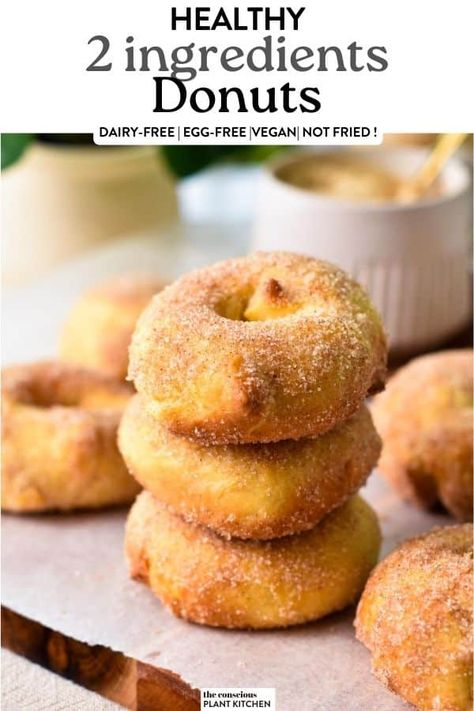 These 2 ingredient Donuts are easy, air fryer donuts made with yogurt and flour. They are very tasty, not fried, and therefore, a little healthier to quickly fix your donut cravings. Two Ingredient Doughnut Recipe, Donut Holes From Canned Biscuits, Donuts For Diabetics, Two Ingredient Donuts Recipe, Two Ingredient Donut Holes, 2 Ingredient Donut Recipe Air Fryer, 2 Ingredient Air Fryer Donut Holes, 3 Ingredient Doughnut Recipe, Greek Yogurt Donuts Healthy