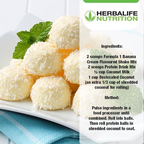 Herbalife Recipes Snacks Desserts, Herbalife Protein Snacks, Herbalife Baking Mix Recipes, Herbalife Protein Balls Recipes, Herbalife Recipes Snacks, Herbalife Baking Recipes, Herbalife Protein Balls, Herbalife Protein Baked Goods Recipes, Herbalife Baked Goods