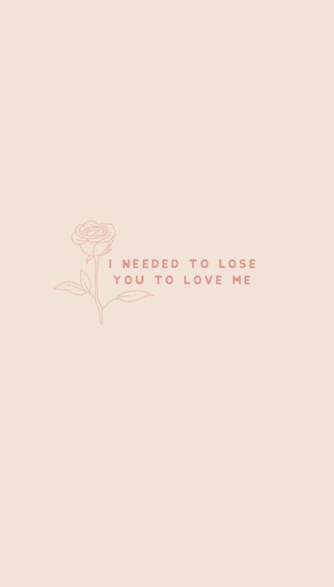 I needed to lose you to love me Lose You To Love Me Selena, Lose You To Love Me, Me Wallpaper, Cherry Cola, I Wallpaper, Losing You, My Vibe, Low Key, Love Me