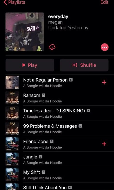 HIP HOP PLAYLIST (apple music) [Video] | Rap music playlist, Happy songs playlist, Best rap songs Hip Hop Music Playlist, Best Workout Playlist, Playlist Apple Music, Vibe Playlist, Fitness Programs For Women, Playlist Rap, Happy Songs Playlist, Party Music Playlist, Rap Music Playlist