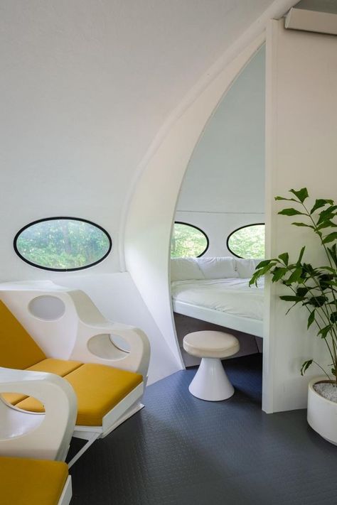 Nordic Cabin, Sleeping Nook, Ant Farm, Flying Saucer, Prefab Homes, Retro Futurism, Open Plan Living, Space Age, Somerset